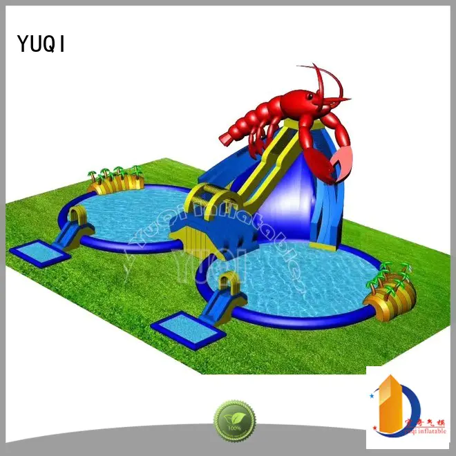 YUQI Brand slide equipment kids inflatable water park