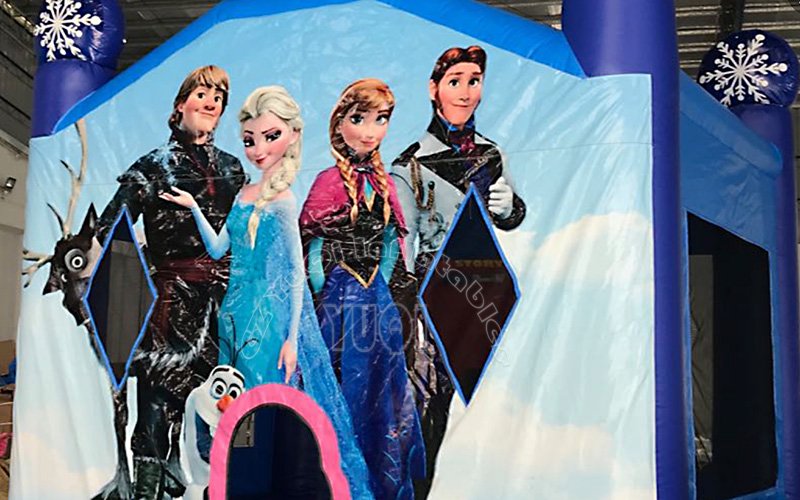 YUQI-Summer Frozen Digital Printing Commercial Bounce House For Kids-7