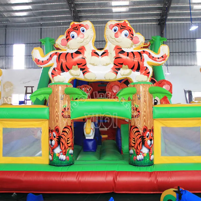 Inflatable tiger amusement park