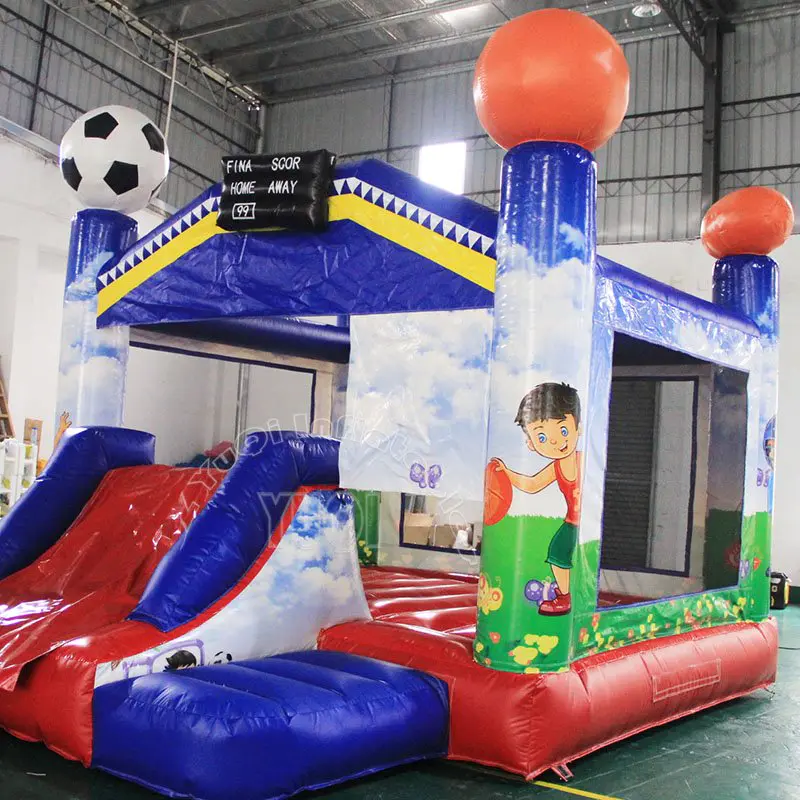 Most popular soccer design inflatable bouncer castle for sale YQ7