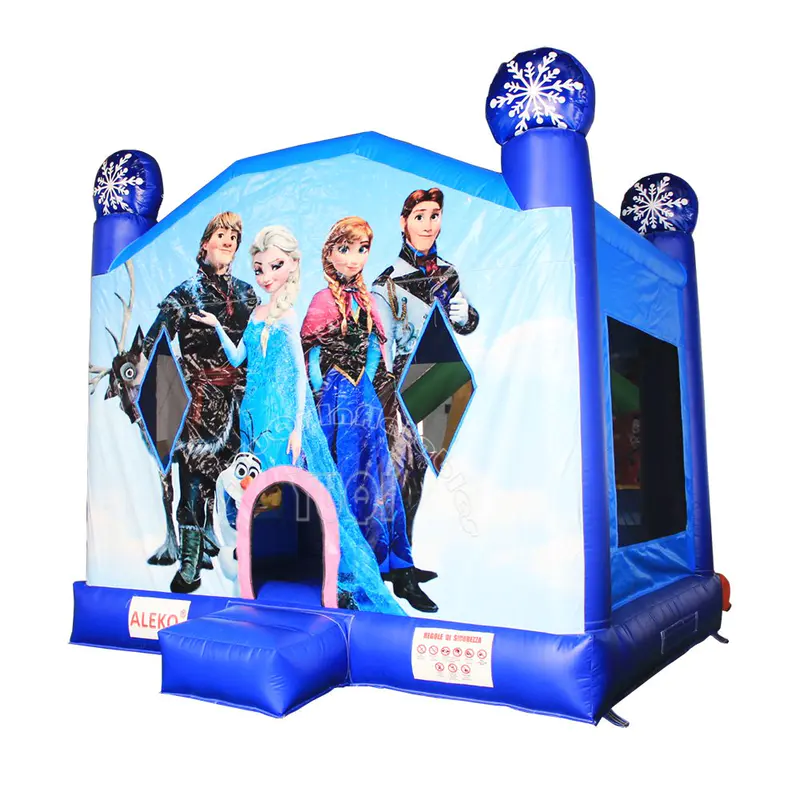 Summer Crazy frozen digital printing inflatable bouncer for kids YQ10