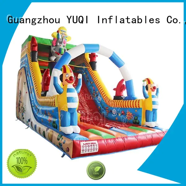 Wholesale outdoor inflatable water slides for adults YUQI Brand