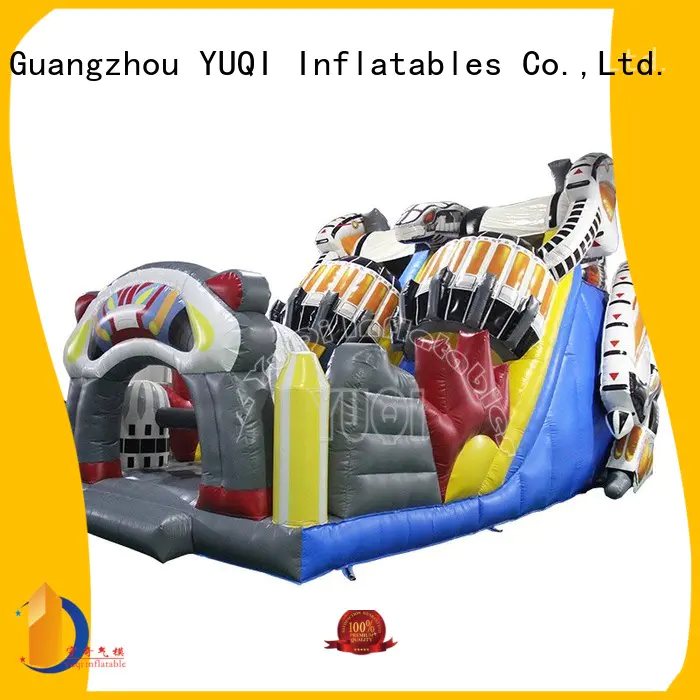 Quality YUQI Brand design outdoor Inflatable slide