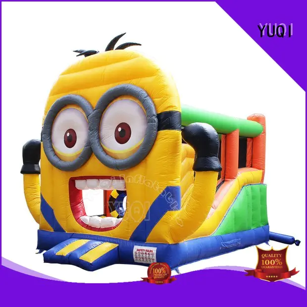 water slide bounce house for adults mini bounce house waterslide combo for sale YUQI Brand