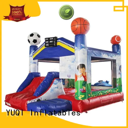 playing bounce house combo supplier for churches