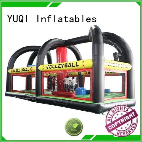 Custom amusement Inflatable sport games basketball YUQI