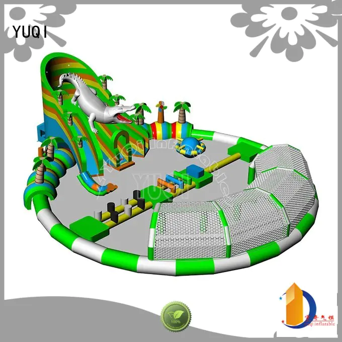 Hot adults inflatable park colorful round YUQI Brand