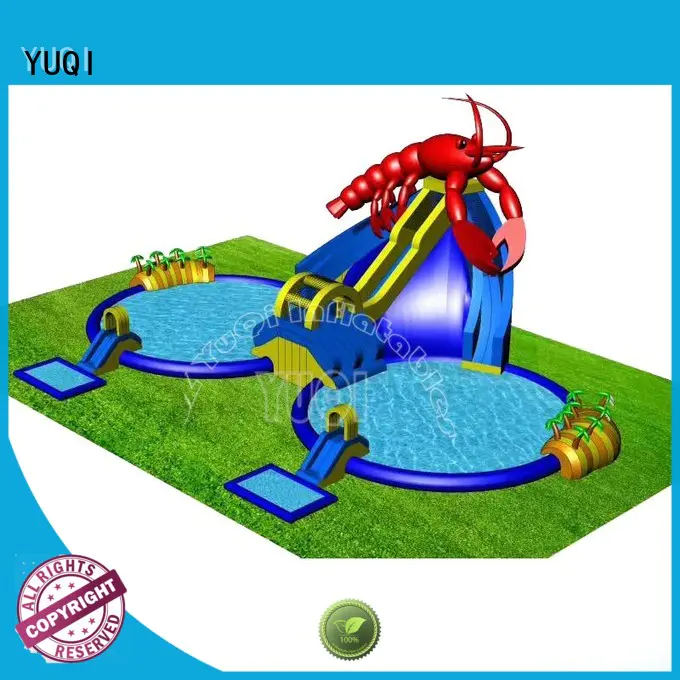 YUQI Custom inflatable water playground Supply for park