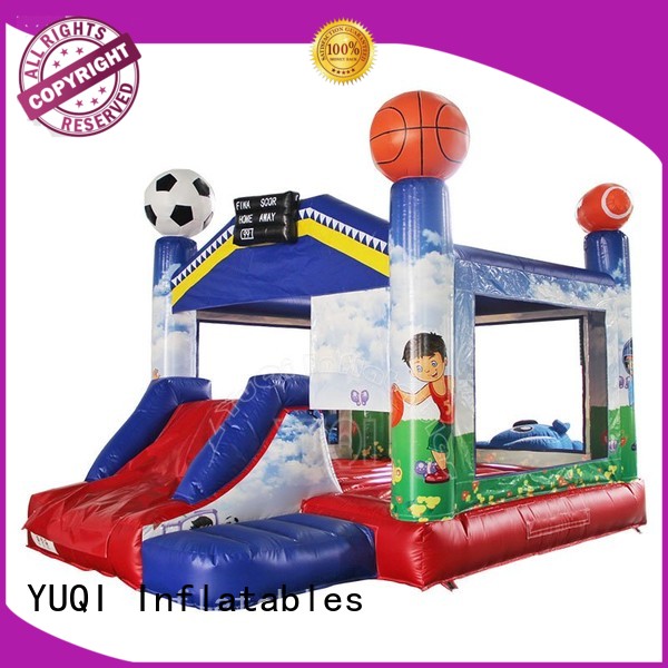 YUQI pirate bounce house waterslide combo for sale supplier for festivals