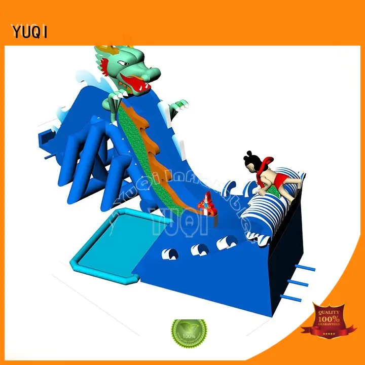 YUQI Brand kid adults amusement inflatable park commercial factory