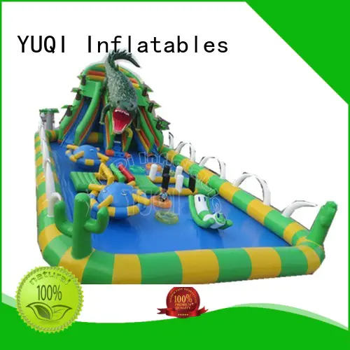 Custom kids swim inflatable park YUQI kid