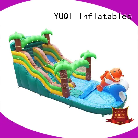 YUQI professional biggest inflatable water slide wholesale for birthday parties