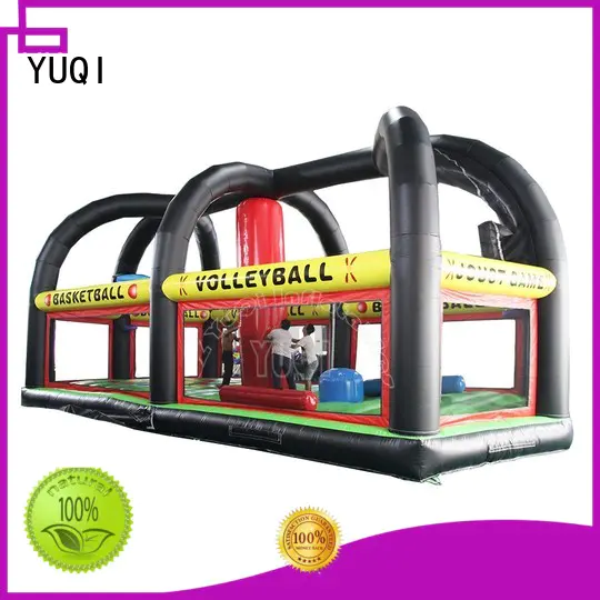 YUQI safety inflatable football game wholesale for adult