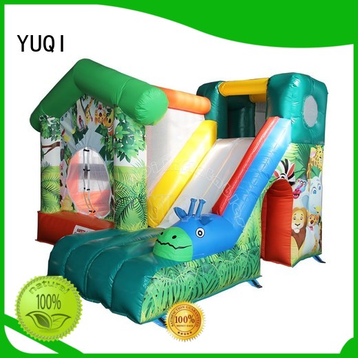 YUQI clown bounce house slide combo for sale supplier for schools