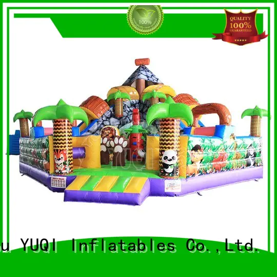 YUQI Brand fun playground animal inflatable amusement park manufacture