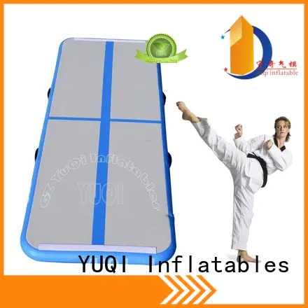 blue Inflatable Gym Mat inflatable for park YUQI