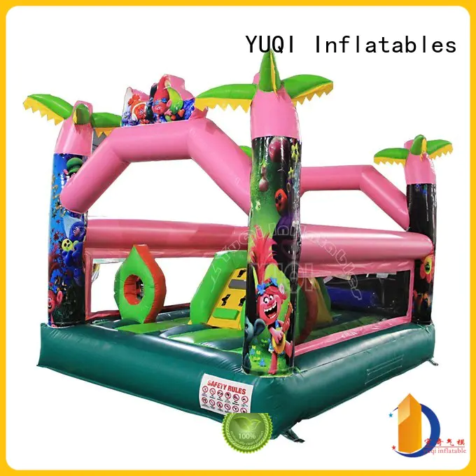 happy bouncy frozen birthday party YUQI Brand inflatable bouncers supplier