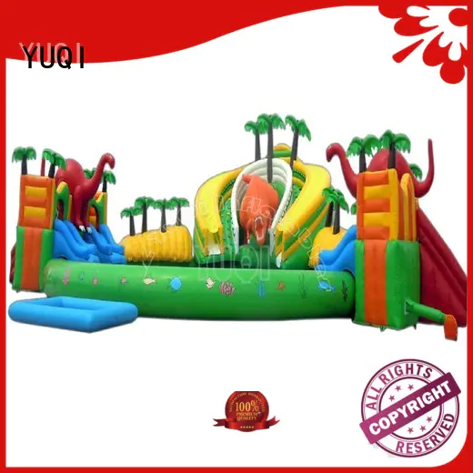 YUQI dual inflatable water fun manufacturers for adult