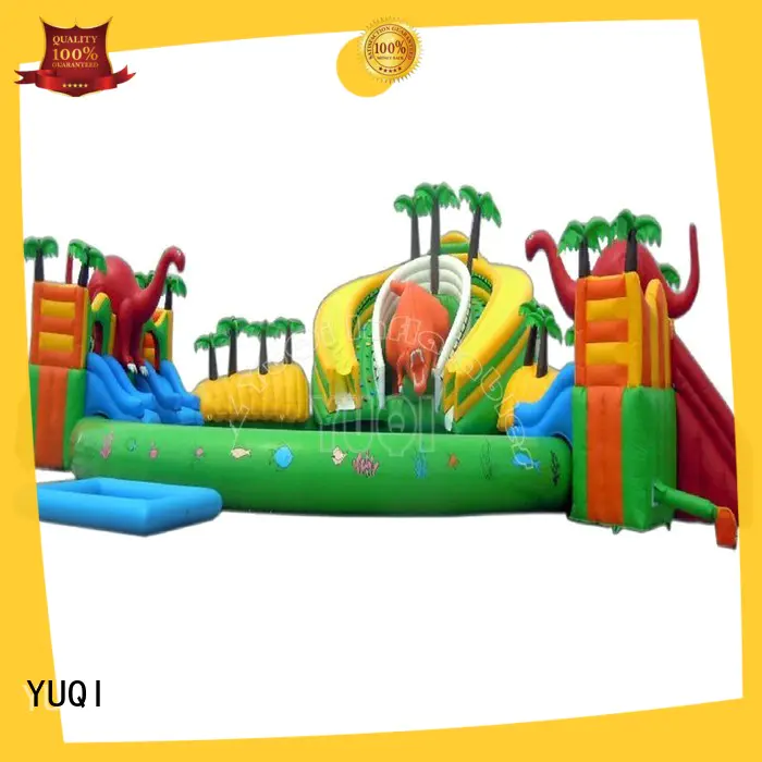 YUQI sliding Inflatable water park manufacturer for adult