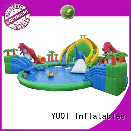 YUQI professional inflatable splash park customization for birthday parties