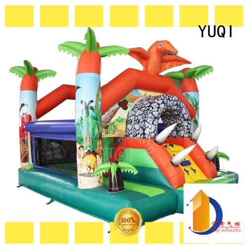 YUQI online commercial bounce house slide combo customization for carnivals