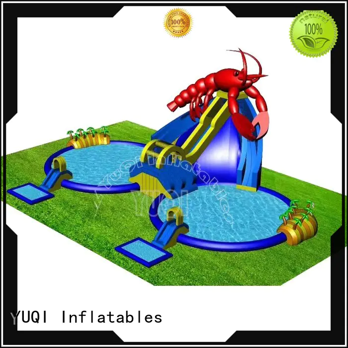 kids inflatable water park commercial YUQI Brand inflatable park