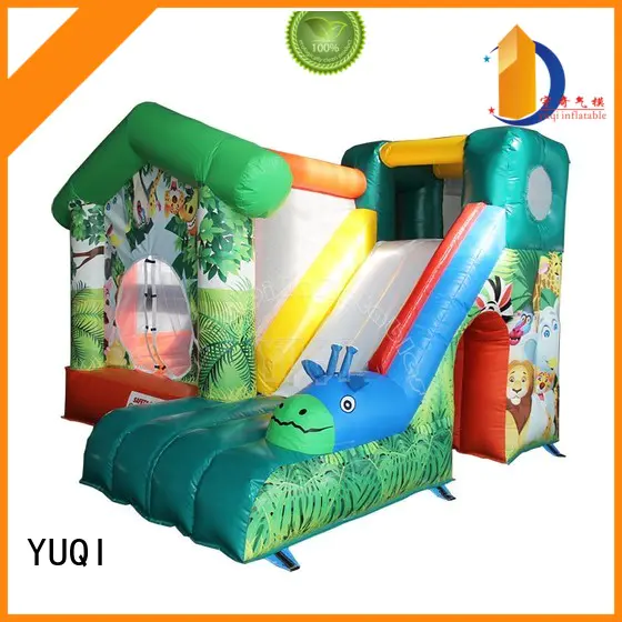 bouncing bounce house with slide customization for carnivals YUQI