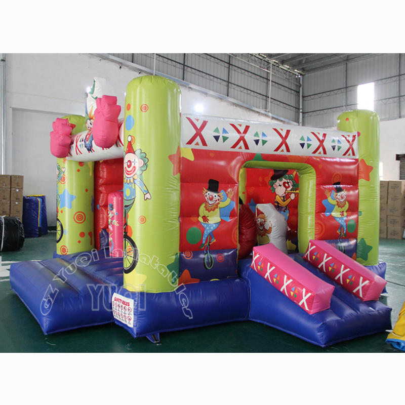 YQ14 New custom made high quality wholesale clown inflatable bouncer