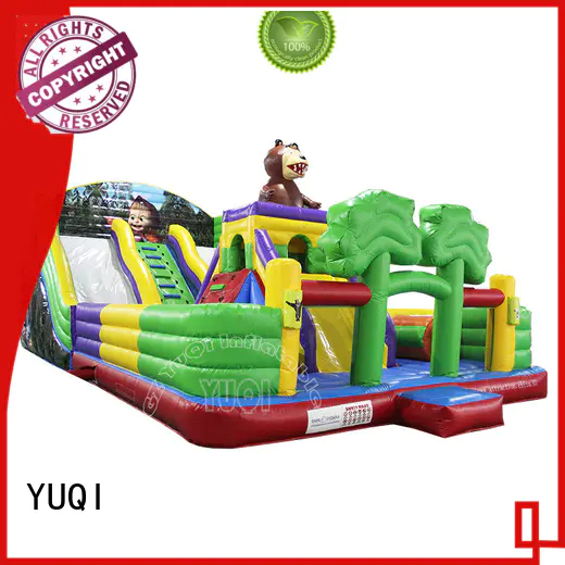 Custom material inflatable amusement park tiger YUQI
