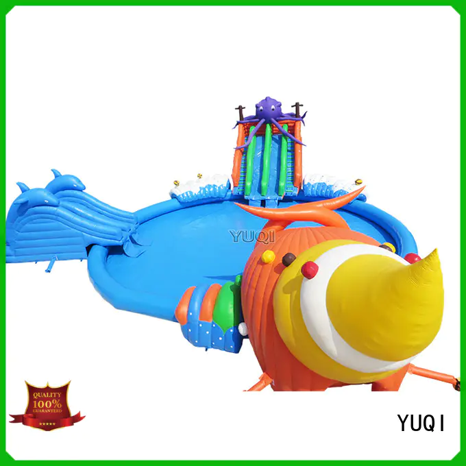 YUQI Best inflatable water playground series for birthday parties