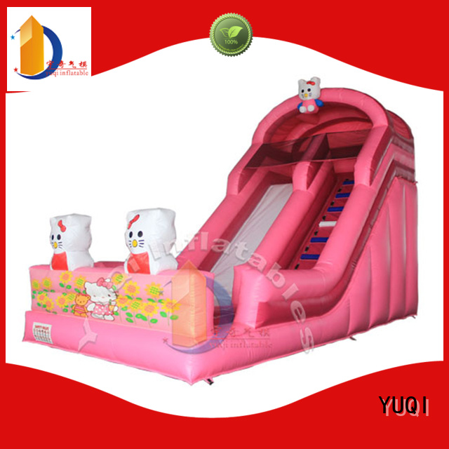 park kids party design YUQI Brand Inflatable slide supplier