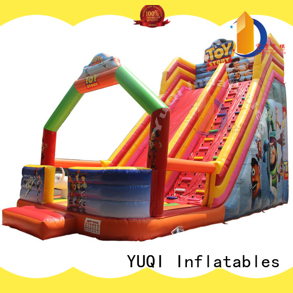 YUQI durable bouncy water slide rental Suppliers for festivals