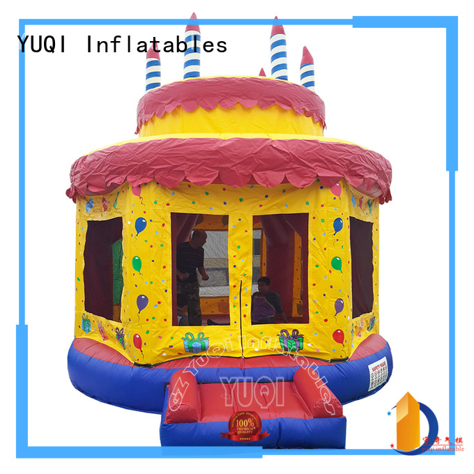 YUQI Brand play made inflatable bouncers beautiful factory