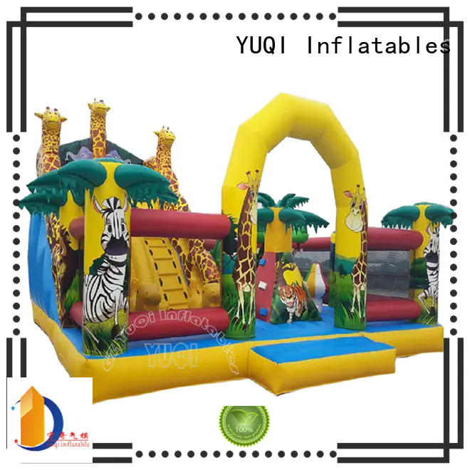 YUQI Wholesale amusement park inflatable slide Suppliers for birthday parties