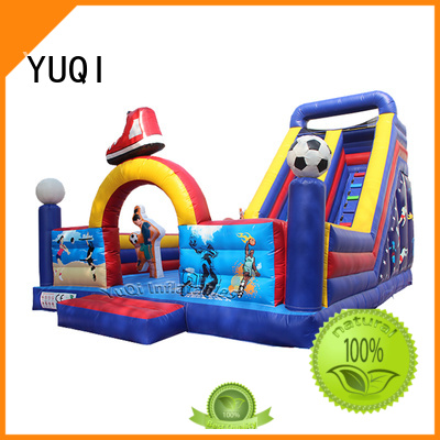 YUQI price party water slides Supply for schools