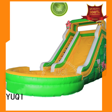 YUQI Brand sale kids inflatable water slides for adults park supplier