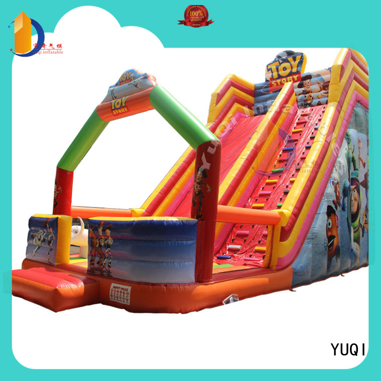 bouncy inflatable slip and slide double for park YUQI