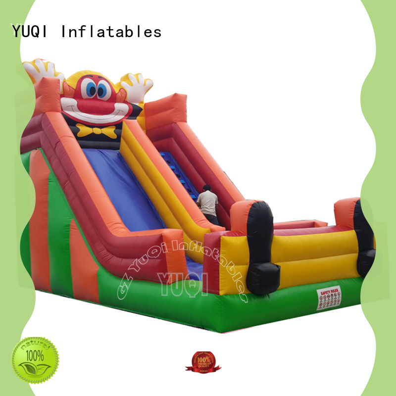 YUQI mickey inflatables with water slide supplier for kid