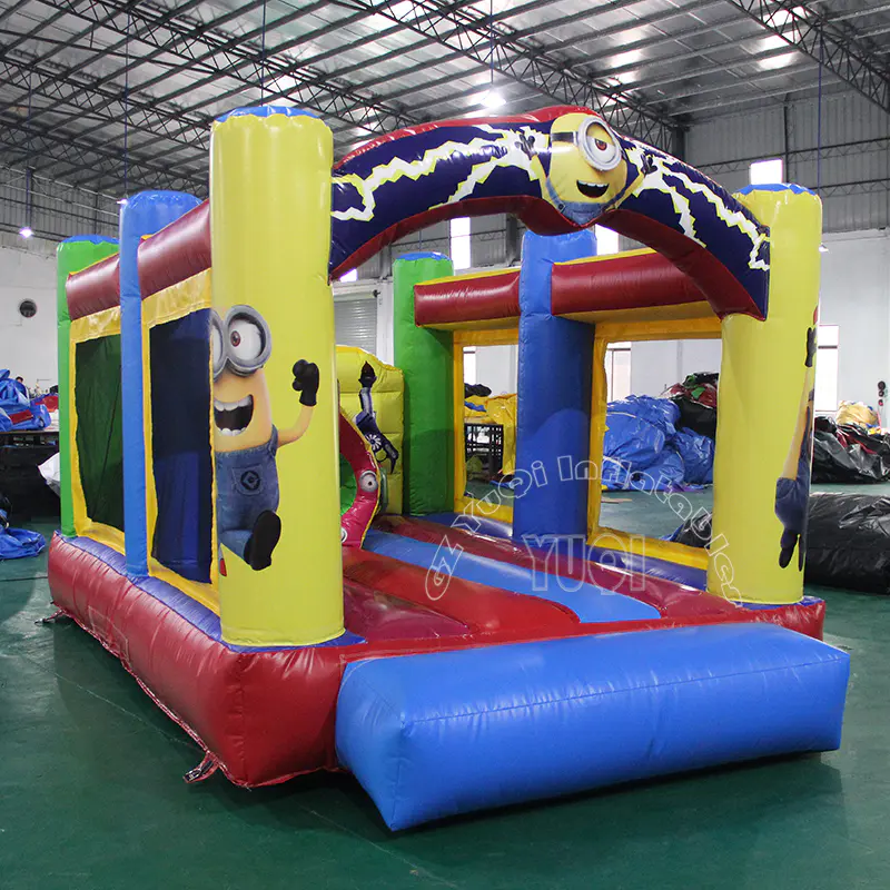 YQ42 Best quality Minions inflatable bouncy castle jumping bouncer