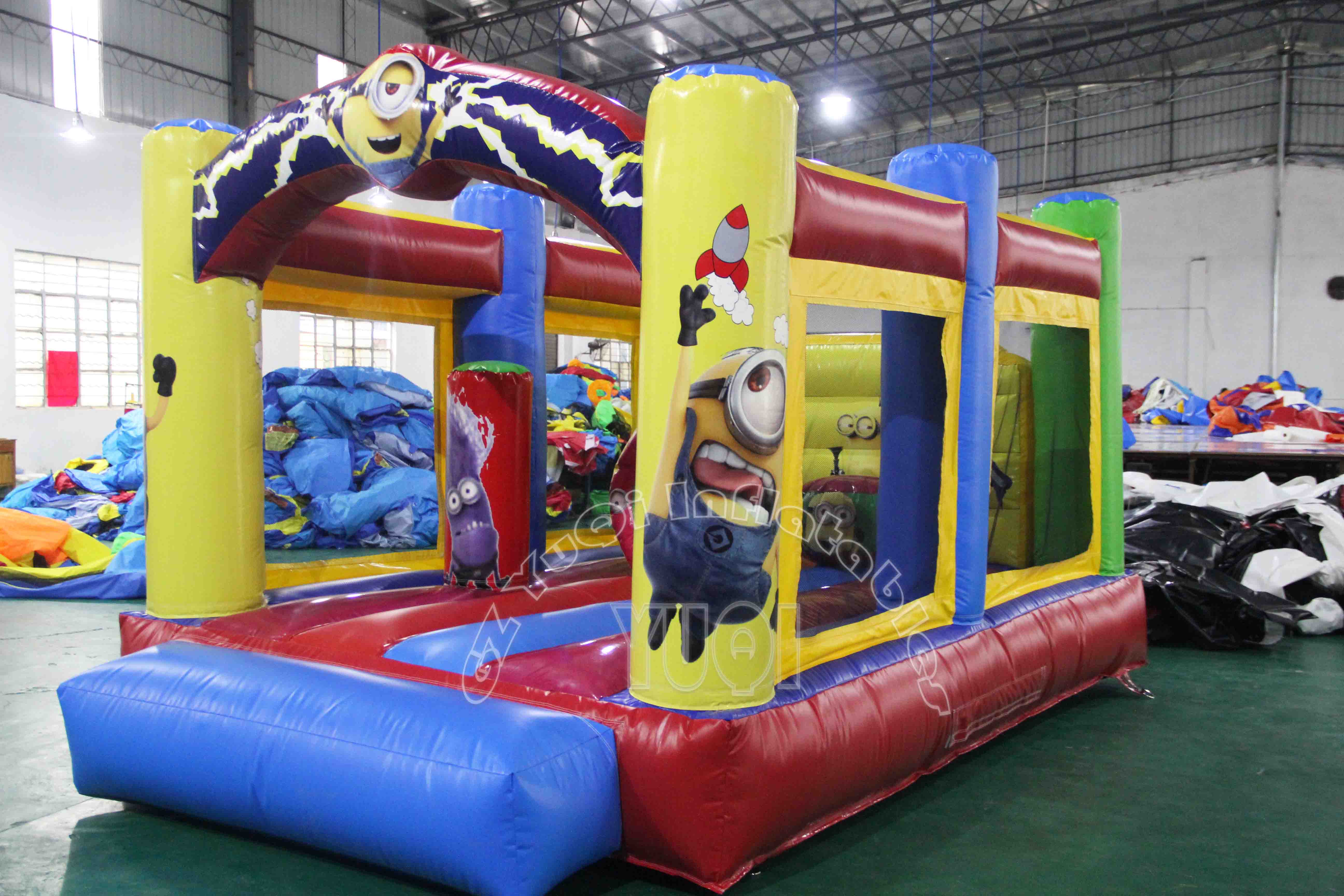 YUQI-High-quality Inflatable Bounce House Minions Inflatable Bouncy Castle