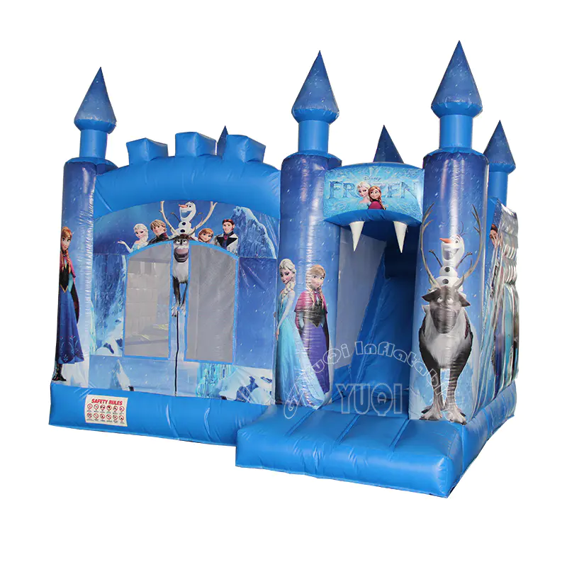 YQ48 Frozen Inflatable bouncer slide combo for kids