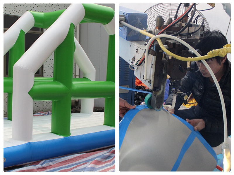 YUQI-YUQI Amusement play inflatable shark octopus bouncing slide park-6