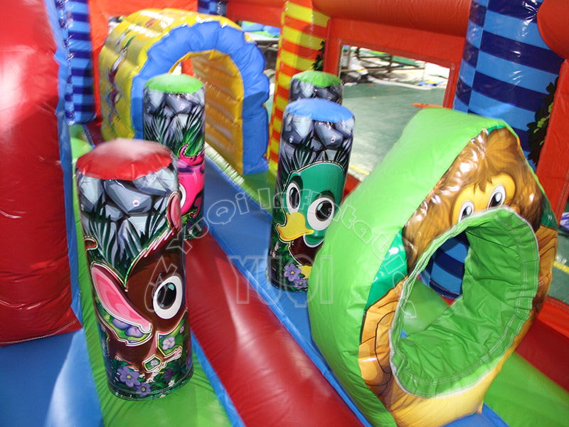 YUQI-Best Animal World Inflatable House For Kids Play Yq580-3