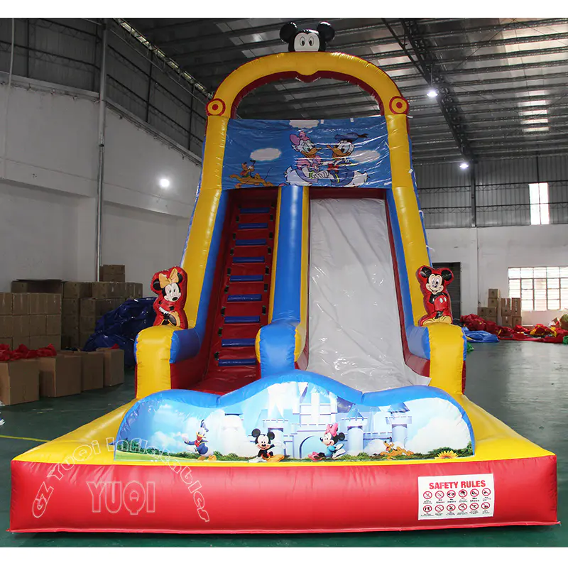 YQ27 Mickey mouse inflatable slide outdoor playground