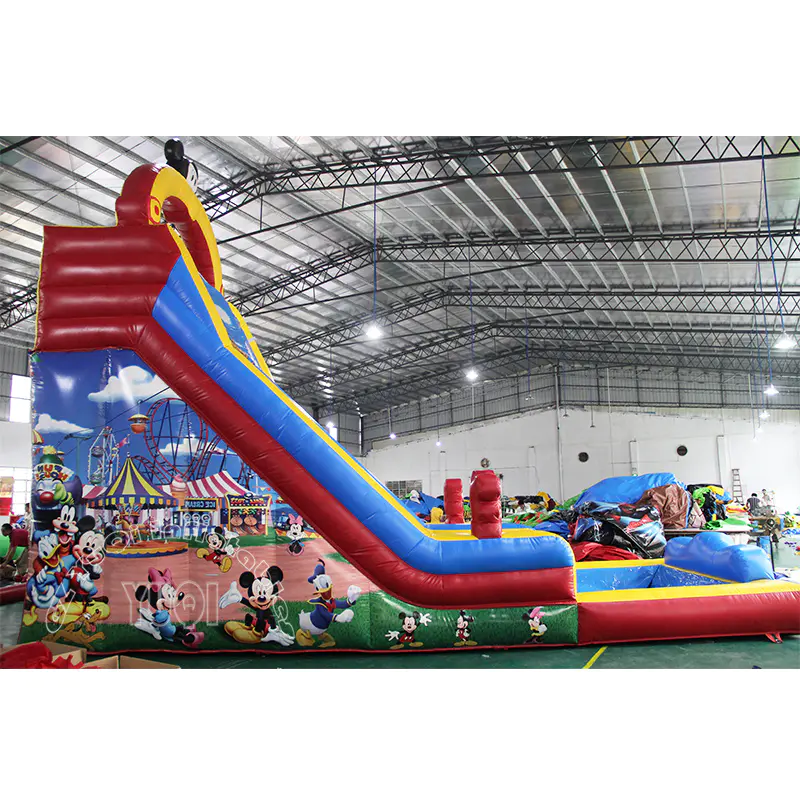 YQ27 Mickey mouse inflatable slide outdoor playground