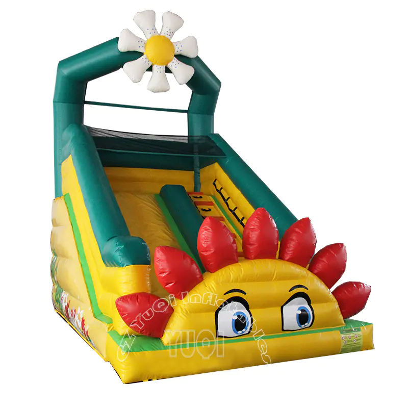 YQ325 Sun flower  Inflatable Slides For Kids Made In China