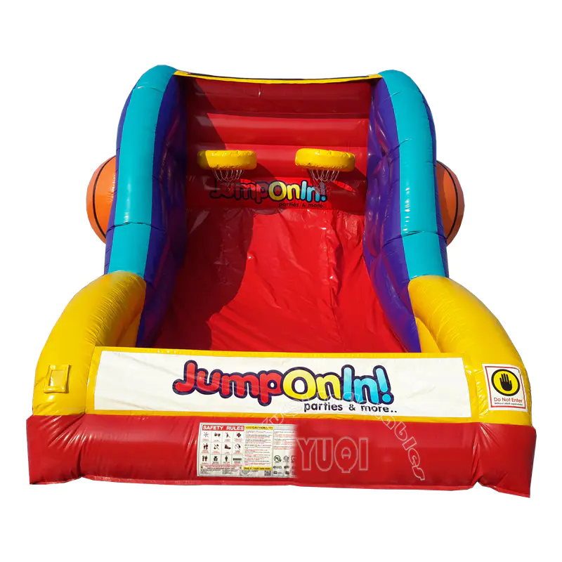 YQ680 inflatable sports game inflatable basketball games