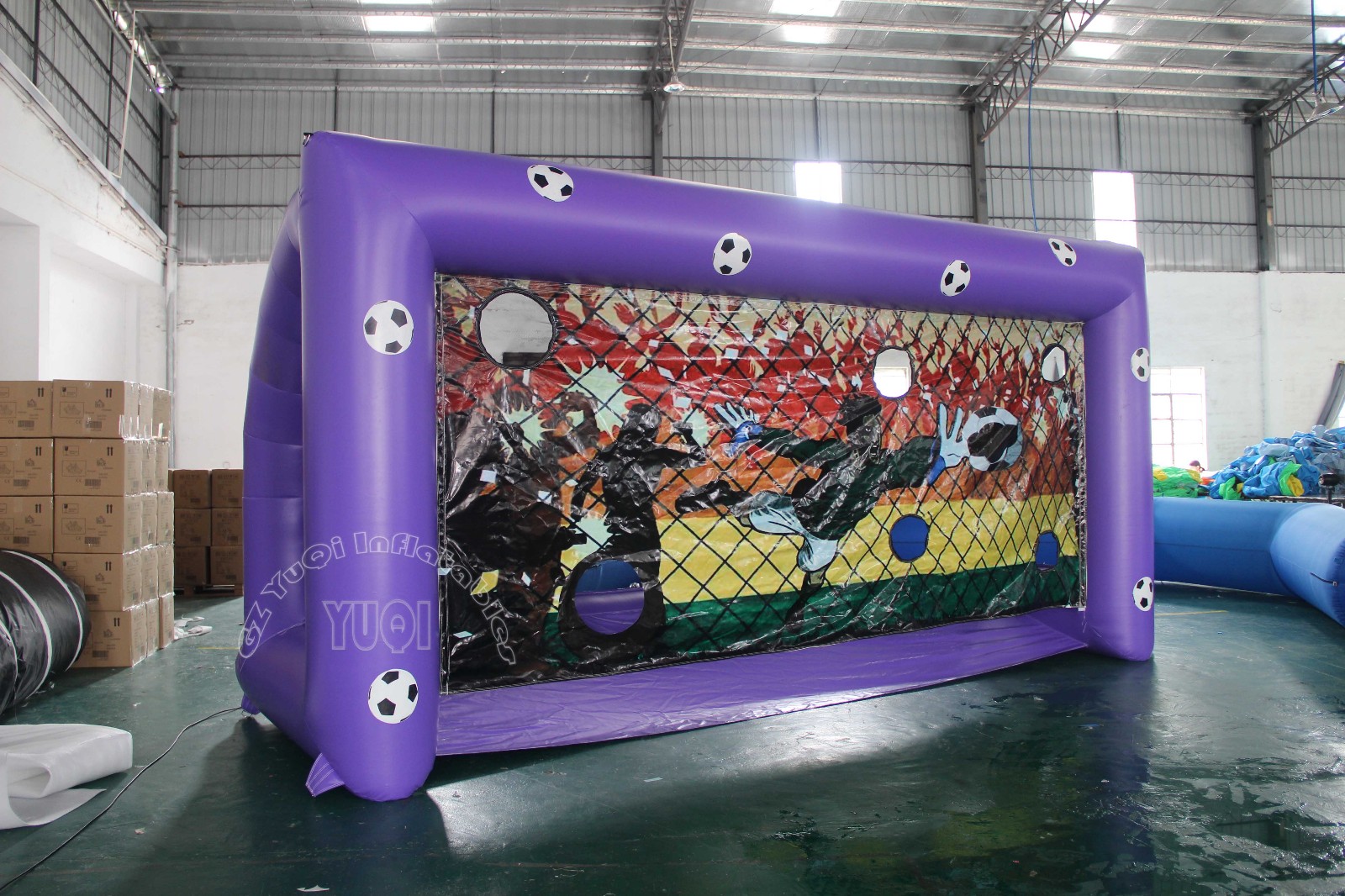 YUQI-Yq683 Inflatable Game Football Shoot Out Games On Sale