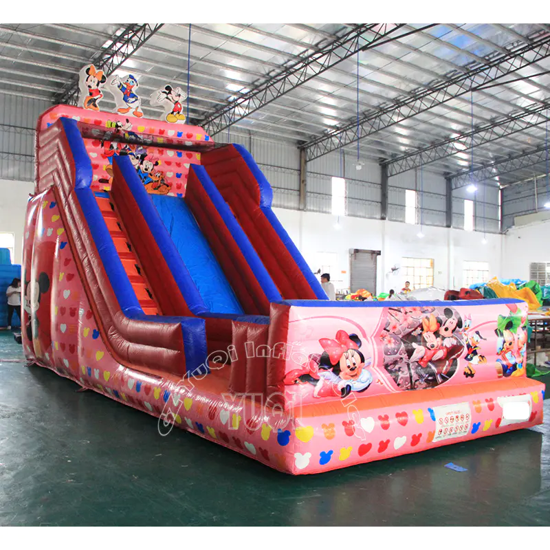 YQ326 Kids Inflatable Mickey Slide