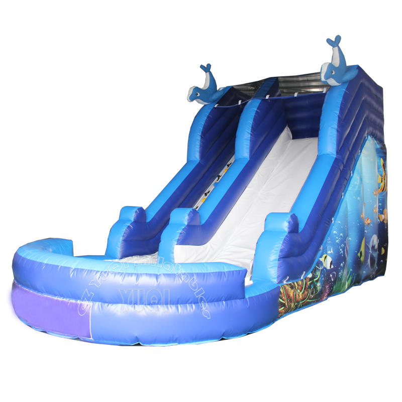 YQ327 Hot sale inflatable slide with pool